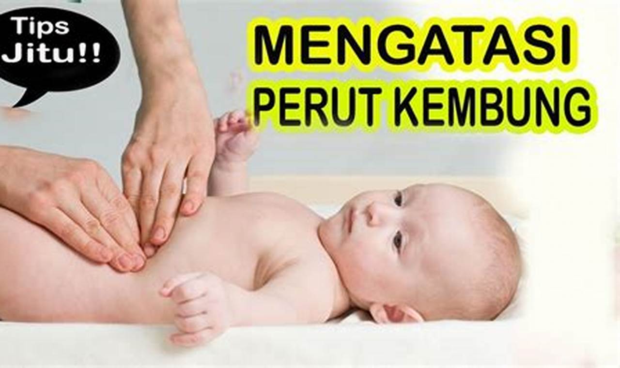 Cara Mengatasi Perut Kembung Pada Bayi